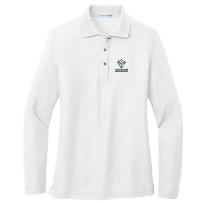  Ladies Silk Touch™ Long Sleeve Polo Thumbnail