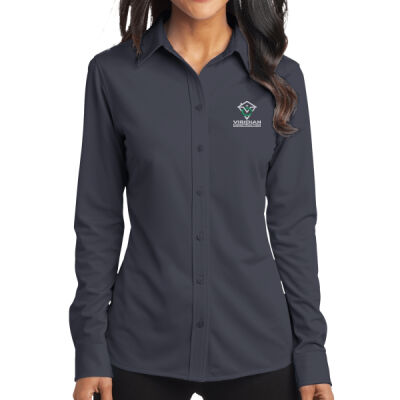   - Ladies Dimension Knit Dress Shirt Thumbnail