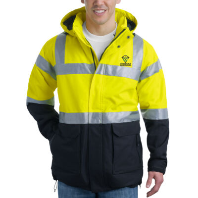   - Ansi 107 Class 3 Safety Heavyweight Parka Thumbnail
