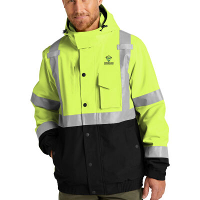   - Ansi 107 Class 3 Waterproof Insulated Ripstop Bomber Jacket Thumbnail